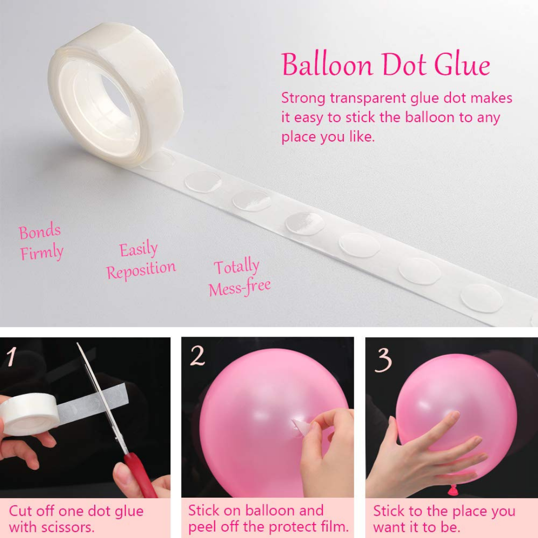 Balloon cheap glue dots