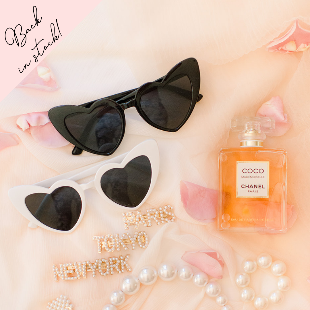 Retro heart shaped sunglasses sales