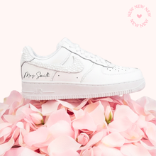 Load image into Gallery viewer, custom wedding bridal sneaker air force 1