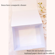 Load image into Gallery viewer, personalised 3d name luxury custom wedding bridal gift box