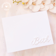Load image into Gallery viewer, personalised 3d name luxury custom wedding bridal gift box