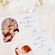 Load image into Gallery viewer, bridesmaid maid of honour calendar proposal card