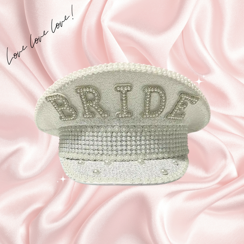 Bling Bride captains party bachelorette hat