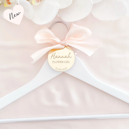 Personalised hanger bridal wedding bridesmaid custom hanger