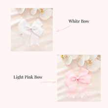 Load image into Gallery viewer, Personalised hair bow ribbon bride bridesmaid