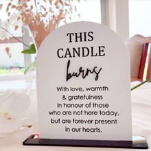 Load image into Gallery viewer, in loving memory memorial wedding sign