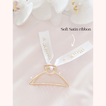 Load image into Gallery viewer, Bride bridesmaid gift hair clip personalized