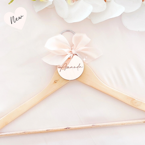 Personalised hanger bridal wedding bridesmaid custom hanger