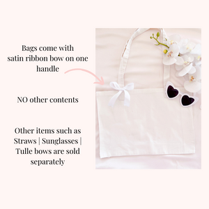 custom personalised tote bridesmaid bride shopper bag