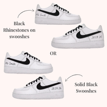 Load image into Gallery viewer, mens custom nike air force 1 wedding sneakers