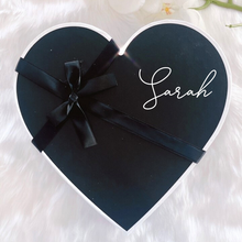 Load image into Gallery viewer, personalised heart gift box