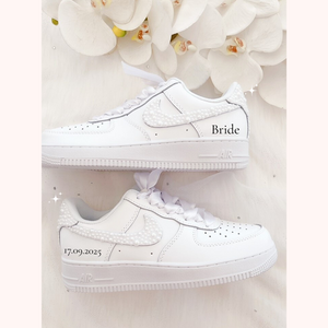 custom bridal wedding sneaker personalized bride gift nike sneaker shoe