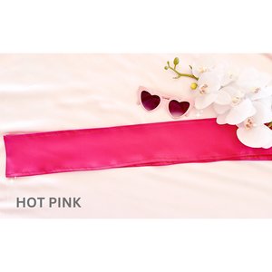 hot pink custom sash