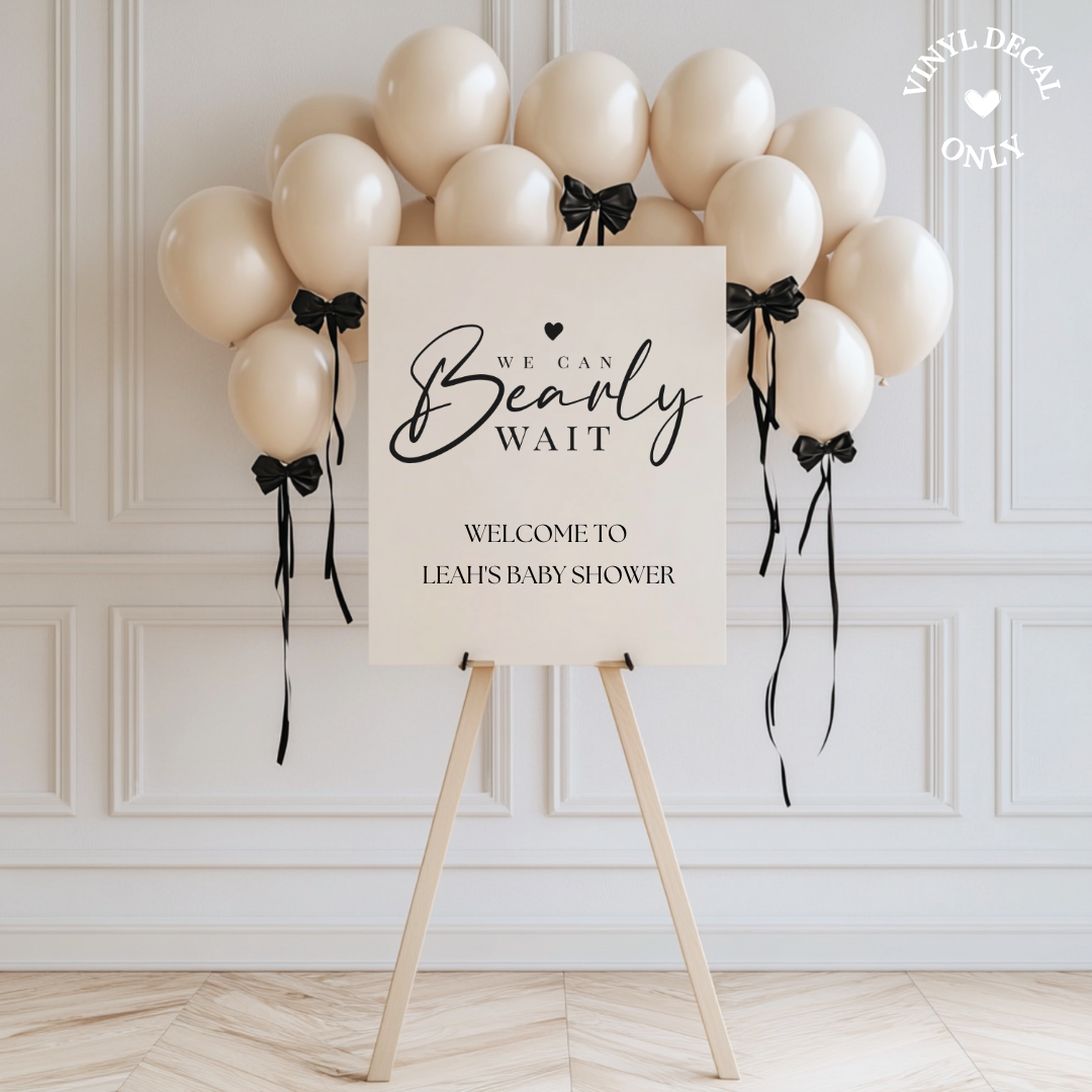 Personalised Vinyl Signage Decals - Custom stickers for Weddings and S ...