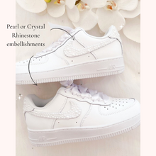 Load image into Gallery viewer, custom bridal wedding sneaker personalized bride gift nike sneaker shoe