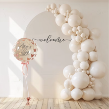 Load image into Gallery viewer, personalised butterfly bubble balloon bridal shower baby shower balloon