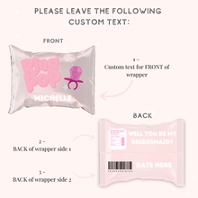 Load image into Gallery viewer, Personalised candy diamond ring pop bachelorette party favor