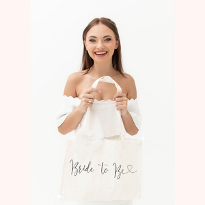 custom personalised tote bridesmaid bride shopper bag