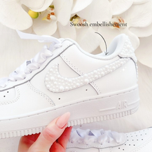 Load image into Gallery viewer, custom bridal wedding sneaker personalized bride gift nike sneaker shoe