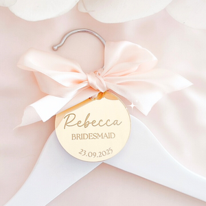 Personalised hanger bridal wedding bridesmaid custom hanger