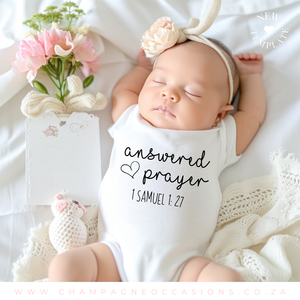 Personalised custom baby grows