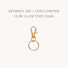 Load image into Gallery viewer, personalised name acrylic keyring bridal gift keyring with pom pom