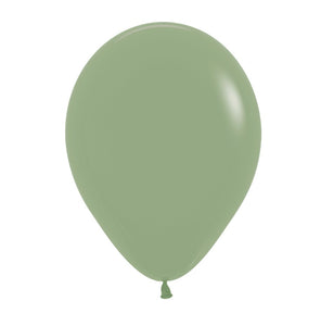 Sage green latex balloons