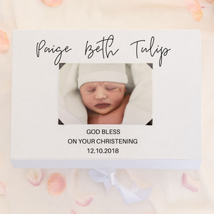 Christening baby gift box