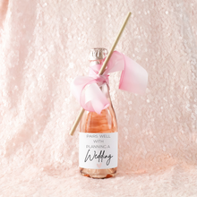 Load image into Gallery viewer, pairs well with custom personalized wine champagne label bride bridesmaids