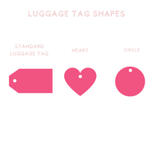 Load image into Gallery viewer, Acrylic luggage tags name tags