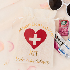 How to Give Wedding Hangover Kits as Party Favors