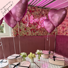 Load image into Gallery viewer, Heart shaped foil balloons bridesmaid proposal gifts