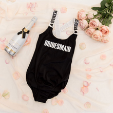 Load image into Gallery viewer, Bride Bridesmaid Custom Swimsuit elastic straps