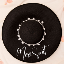 Load image into Gallery viewer, Personalized pom pom sun hat