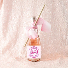 Load image into Gallery viewer, Barbie themed wine champagne label bachelorette proposal
