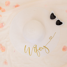 Load image into Gallery viewer, Personalized pom pom sun hat