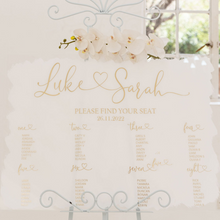 Load image into Gallery viewer, Acrylic wedding seating chart