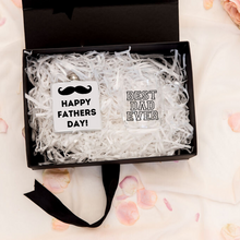 Load image into Gallery viewer, Fathers day ribbon gift box personalized