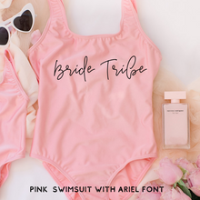 Load image into Gallery viewer, BRIDE TRIBE CUSTOM SWIMSUIT