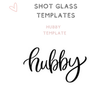 Load image into Gallery viewer, Custom Bridal Party Shot Glasses Shooter glass Hubby