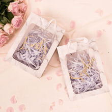 Load image into Gallery viewer, Marble personalized gift bags with clear window