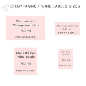 Barbie themed wine champagne label bachelorette proposal