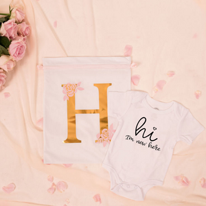 Personalized baby grow onesie