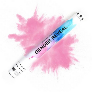 Gender reveal smoke powder cannon popper