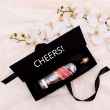 Load image into Gallery viewer, personalized custom wine ribbon gift box