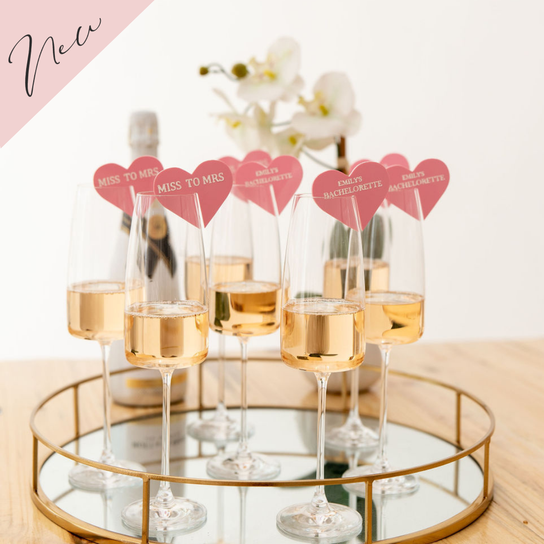 Personalised wine glass tags clearance