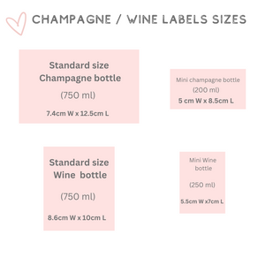 pairs well with custom personalized wine champagne label bride bridesmaids