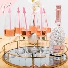 Load image into Gallery viewer, acrylic bachelorette theme drink stirrers