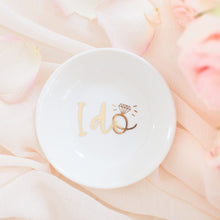 Load image into Gallery viewer, ring dish, I do gold ring dish for engagement and wedding rings