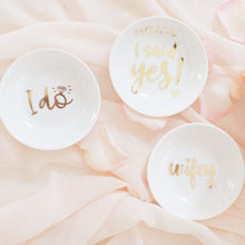 Load image into Gallery viewer, Personalised ring dishes for wedding and engagement rings